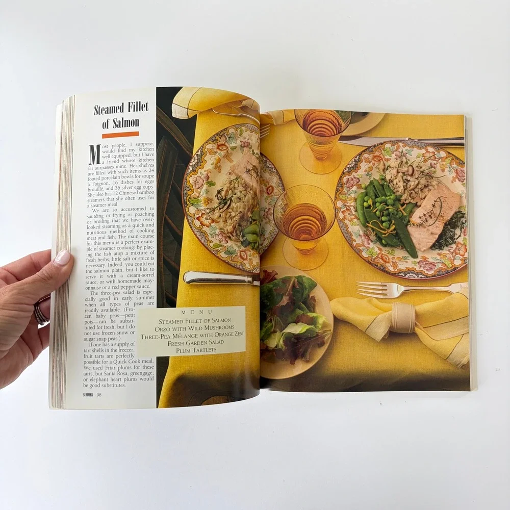 Martha Stewart's Quick Cook Menus 1988 Vintage Cookbook 200 Recipe